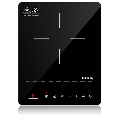 IsEasy 2100W Single-Zone Portable Induction Hob | Slim Design. Everyday Control.